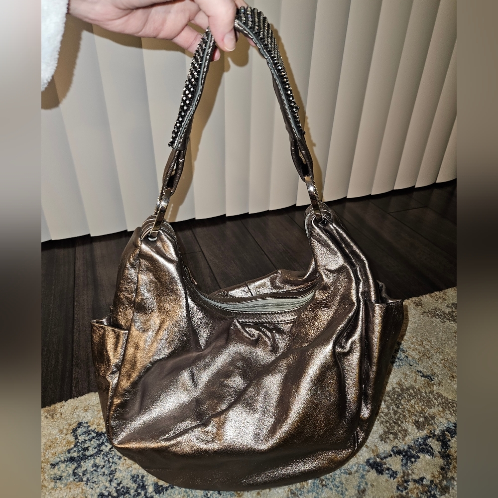 DX Touch Italian Leather hobo bag